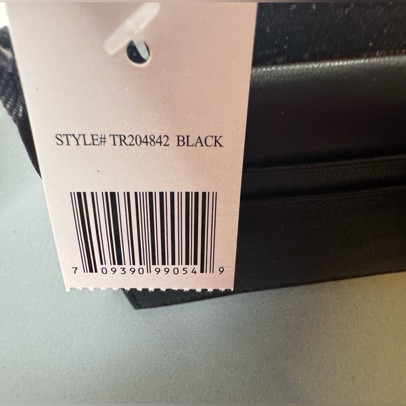 True Religion Reece horseshoes bifold wallet leather RFID Black and Red Wallet - Picture 4 of 7